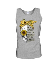 In A World Full Of Grandmas Be A Nannie - Skull Unisex Tank tile