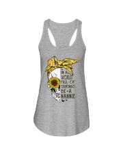 In A World Full Of Grandmas Be A Nannie - Skull Ladies Flowy Tank tile