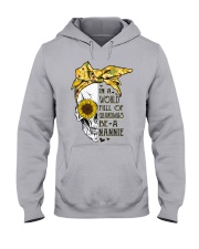In A World Full Of Grandmas Be A Nannie - Skull Hooded Sweatshirt tile