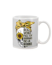 In A World Full Of Grandmas Be A Nannie - Skull Mug tile