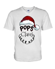 New - Pops Claus V-Neck T-Shirt tile
