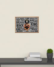 Black king 24x16 Poster poster-landscape-24x16-lifestyle-09