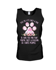 Tell Me It's Just A Dog Unisex Tank tile