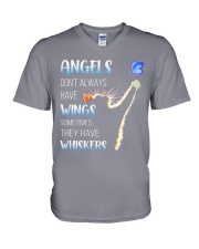 Angels Sometimes Have Wings V-Neck T-Shirt tile