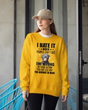 I hate it Crewneck Sweatshirt apparel-crewneck-sweatshirt-lifestyle-front-12