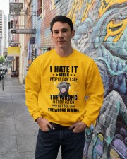 I hate it Crewneck Sweatshirt lifestyle-unisex-sweatshirt-front-2