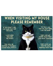 When visiting my house please remember 17x11 Poster front