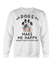 Dogs Make Me Happy Crewneck Sweatshirt tile