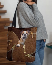 English Bulldog All-over Tote aos-all-over-tote-lifestyle-front-09