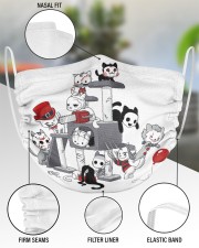 Cats 2 Layer Face Mask - Single aos-face-mask-2-layers-lifestyle-front-51