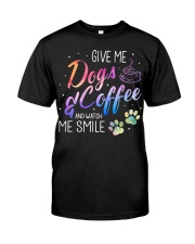 Dogs And Coffee Premium Fit Mens Tee tile