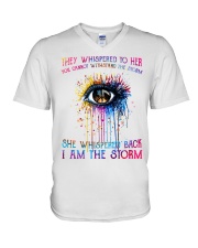I'm the storm V-Neck T-Shirt tile