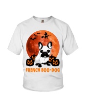French boo - dog Youth T-Shirt tile