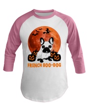 French boo - dog Baseball Tee tile