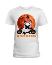 French boo - dog Ladies T-Shirt tile