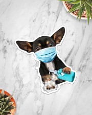 chihuahua wash hands Sticker - Single (Vertical) aos-sticker-single-vertical-lifestyle-front-06