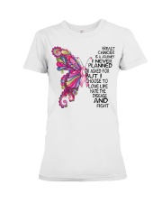 Breast Cancer Is A Journey Premium Fit Ladies Tee tile