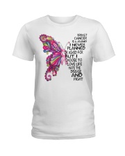 Breast Cancer Is A Journey Ladies T-Shirt tile