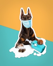 Doberman Pinschers wash hands Sticker - Single (Vertical) aos-sticker-single-vertical-lifestyle-front-02