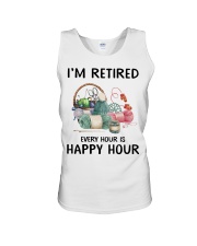 I'm Retired Unisex Tank tile
