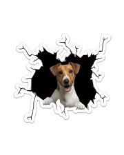 Jack Russell Crack Sticker tile