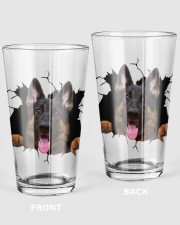German shepherd 16oz Pint Glass front