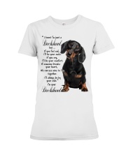 Dachshund Premium Fit Ladies Tee tile