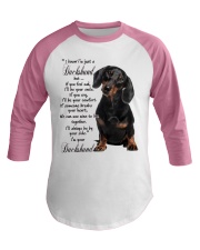 Dachshund Baseball Tee tile