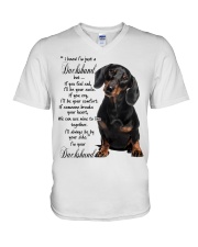 Dachshund V-Neck T-Shirt tile