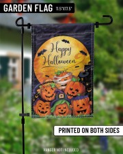 Jack O' Lantern Happy Halloween 11.5"x17.5" Garden Flag aos-garden-flag-11-5-x-17-5-lifestyle-front-13