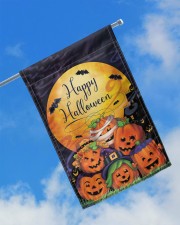 Jack O' Lantern Happy Halloween 11.5"x17.5" Garden Flag aos-garden-flag-11-5-x-17-5-lifestyle-front-16