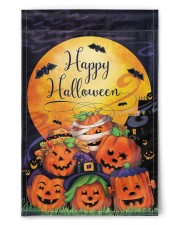 Jack O' Lantern Happy Halloween 11.5"x17.5" Garden Flag front