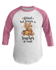 RETIRED TEACHER Baseball Tee tile