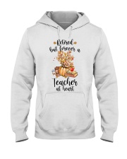 RETIRED TEACHER Hooded Sweatshirt tile