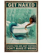 Get naked 16x24 Poster front