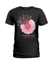 Faith hope love Ladies T-Shirt tile