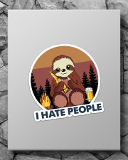 Sloth I Hate People Sticker - Single (Vertical) aos-sticker-single-vertical-lifestyle-front-09