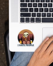 Sloth I Hate People Sticker - Single (Vertical) aos-sticker-single-vertical-lifestyle-front-11