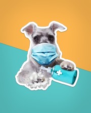 Miniature Schnauzer wash hands Sticker - Single (Vertical) aos-sticker-single-vertical-lifestyle-front-02