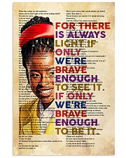 Brave enough 24x36 Poster front