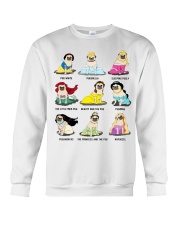 Pug Princess Crewneck Sweatshirt tile