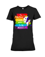 The Only Choice I Made Premium Fit Ladies Tee tile