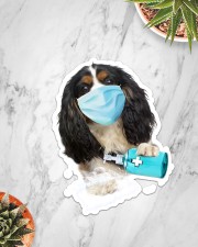 Charles Spaniel wash hands Sticker - Single (Vertical) aos-sticker-single-vertical-lifestyle-front-06