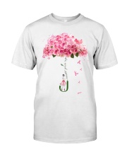 Never Give Up Breast Cancer Classic T-Shirt front