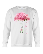 Never Give Up Breast Cancer Crewneck Sweatshirt tile