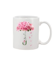 Never Give Up Breast Cancer Mug tile