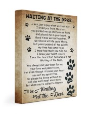 Buddy Andrew And Annie Waiting At The Door 11x14 Gallery Wrapped Canvas Prints front