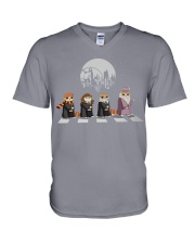 Walking Cats V-Neck T-Shirt tile