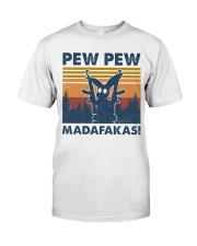 Rabbit Pew Pew Madafakas Premium Fit Mens Tee tile
