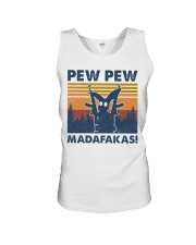 Rabbit Pew Pew Madafakas Unisex Tank tile